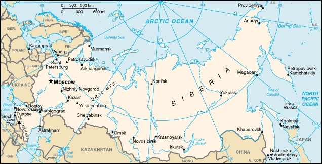 map of russian federation. Map of Russia