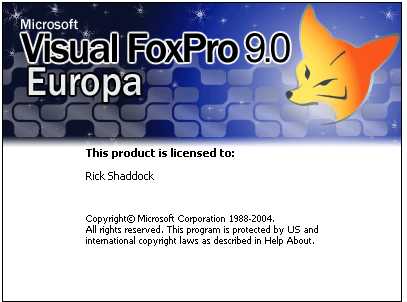 disable microsoft visual foxpro 9.0