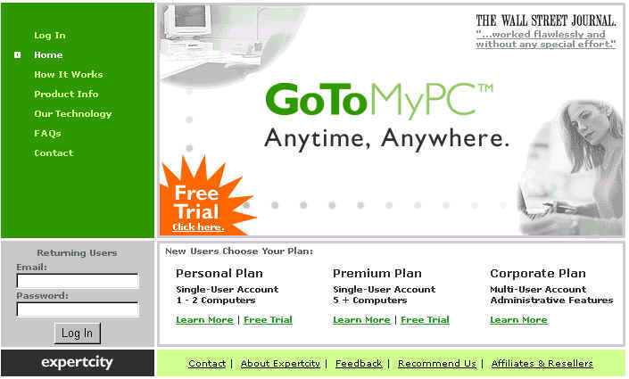 gotomypc log in